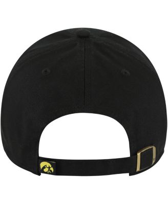 Women's Black Iowa Hawkeyes Sidney Clean Up Adjustable Hat