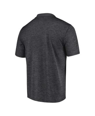 Men's Heather Charcoal Oregon Ducks Primary Logo Polo Shirt