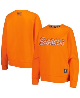 Women's DKNY Sport Orange Denver Broncos Regina Pullover Sweatshirt ...
