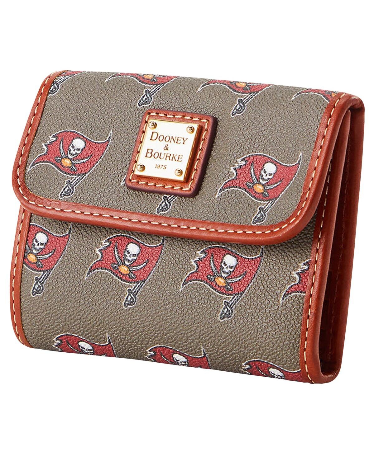 Dooney & Bourke Women's  Tampa Bay Buccaneers Flap Credit Card Wallet In Multi