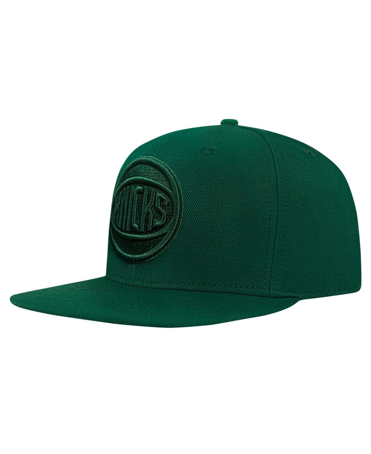 Men's Pro Standard Forest Green New York Knicks Tonal Logo Snapback Hat - Forest Green