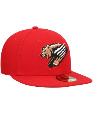Men's Red Fresno Grizzlies Home Authentic Collection 59FIFTY Fitted Hat