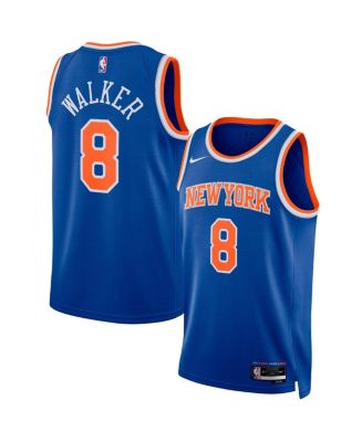 Men's and Women's Nike Kemba Walker Blue New York Knicks Swingman ...