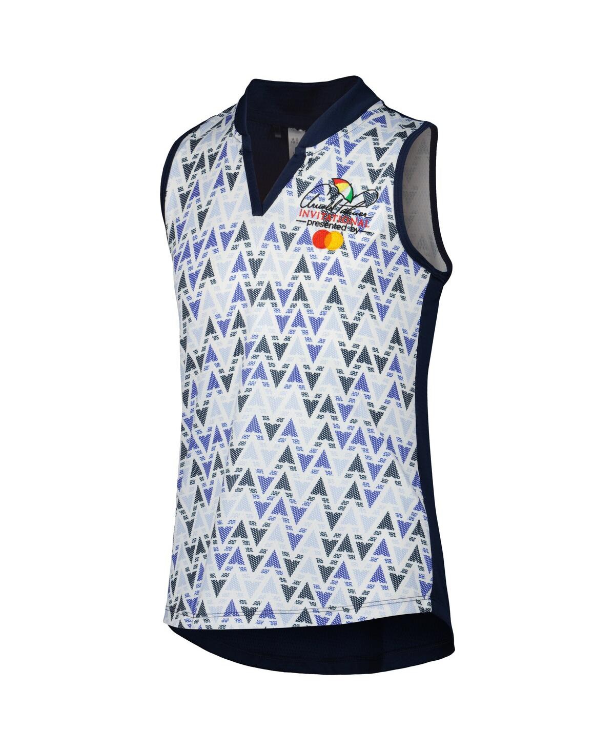 Girls Youth adidasArnold Palmer Print Heat.rdy Polo Shirt - Navy