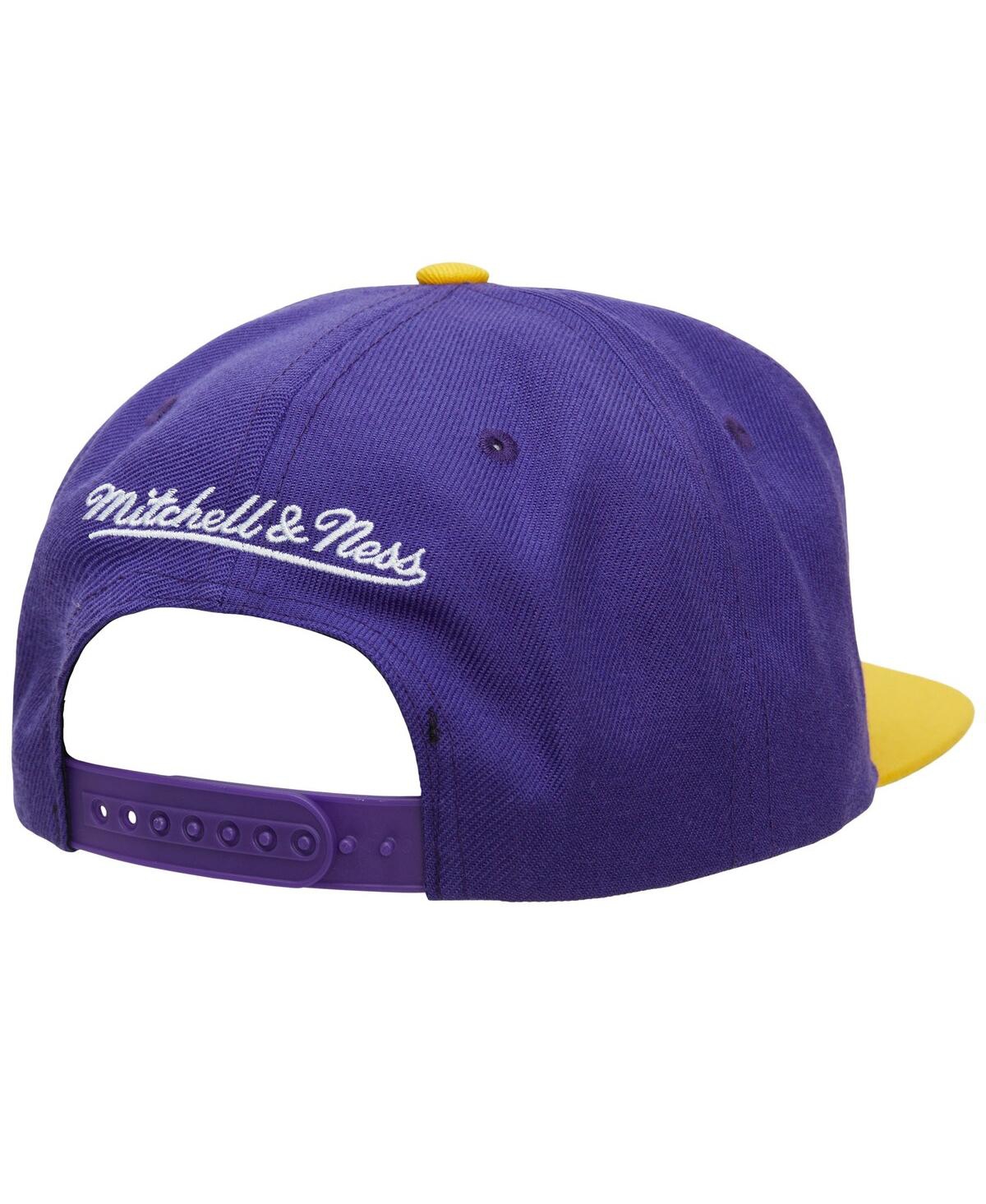 Mitchell & Ness Purple/gold Los Angeles Lakers Hardwood Classics 1987/88 Back-to-back Nba Champions In Purple,gold