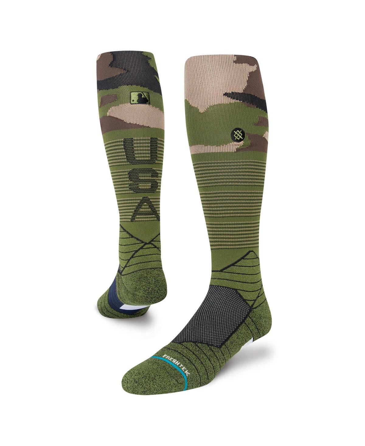 Stance Men's  Mlb 2023 Armed Forces Day Feel360 Tube Socks In Green