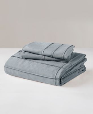 Porter Washed Pleated 3-Pc. Duvet Cover Set, King