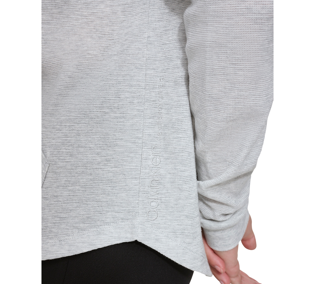 Calvin Klein Performance Ruched-Sleeve Zip Hoodie, Xs-3X