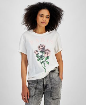 Self Esteem - Juniors' Paris Graphic T-Shirt