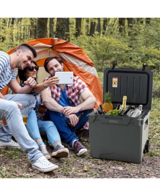 42 Qt Portable Cooler Roto Molded Ice Chest Insulated 5-7 Days
