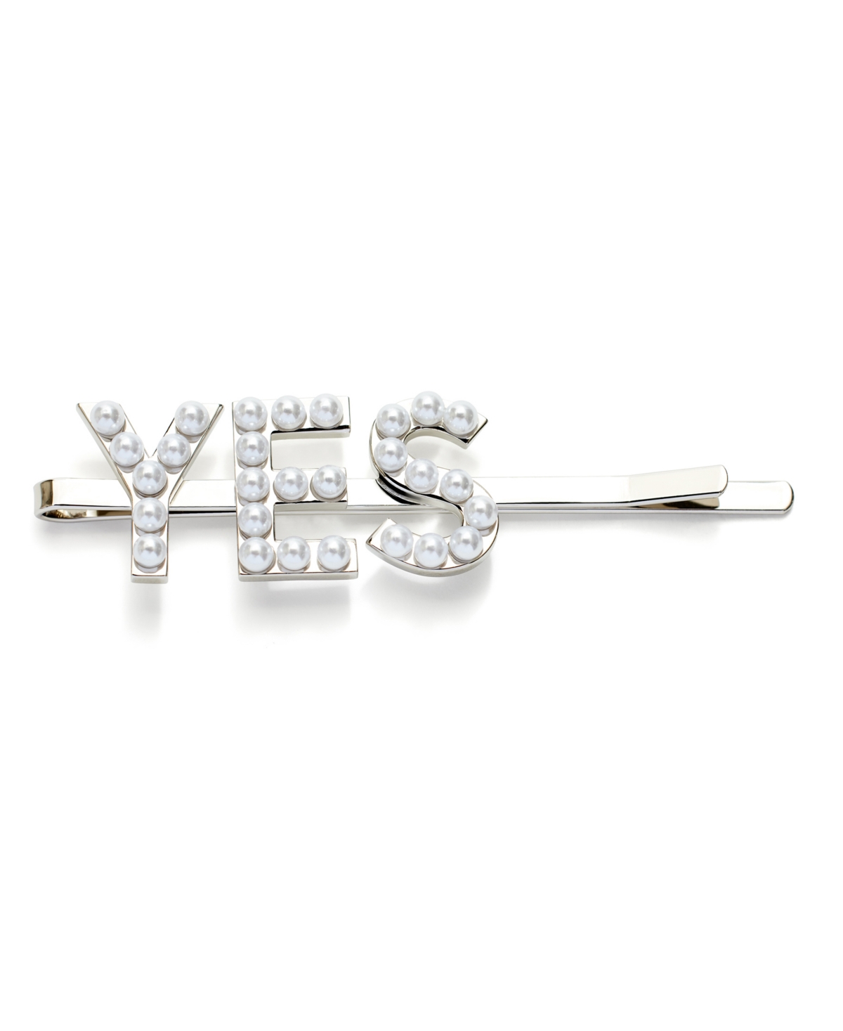 Kleinfeld Imitation Pearl Yes Bobby Pin In Pearl,rhodium