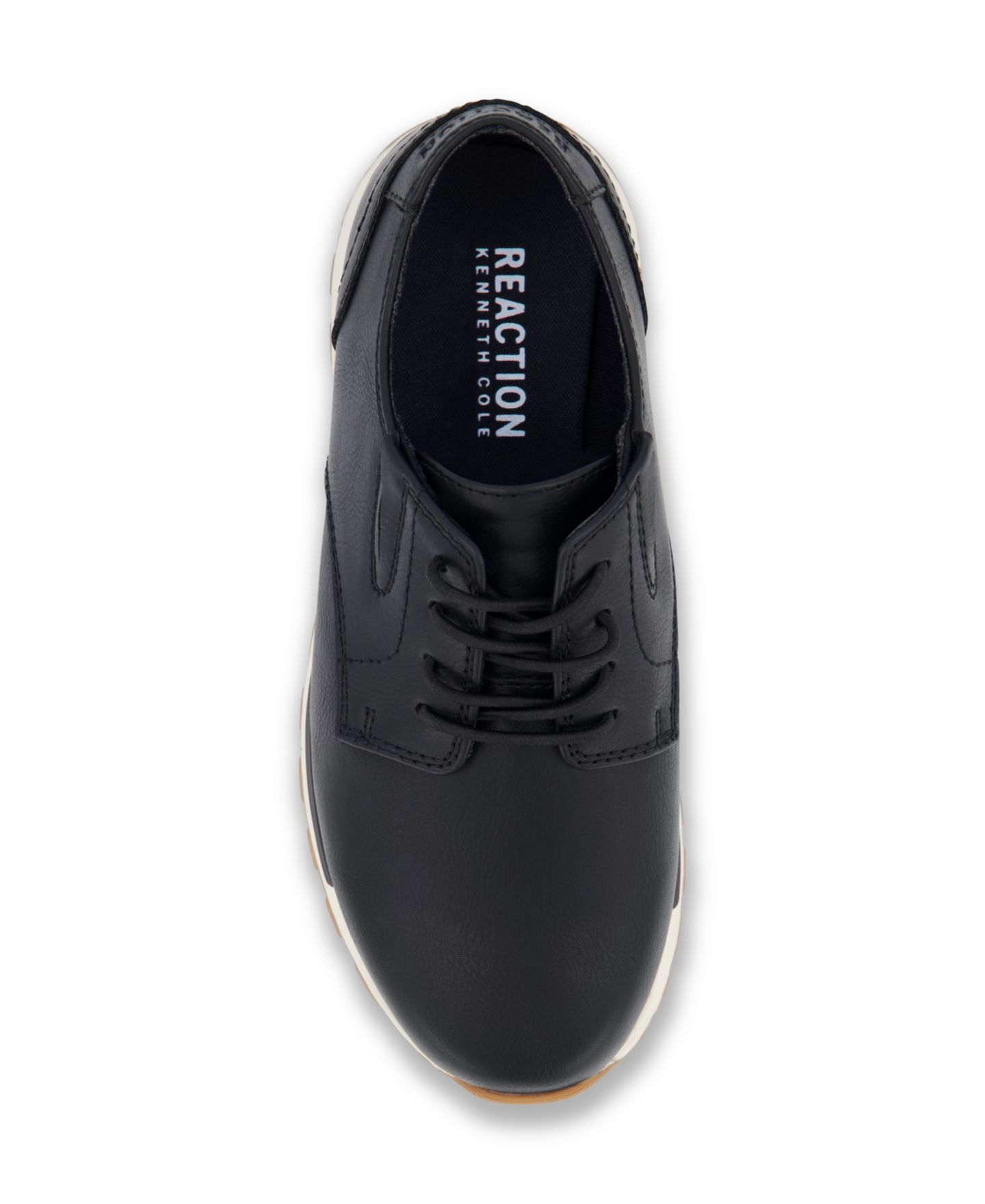 Туфли Kenneth Cole New York Kev Lace Up Casual Dress Shoes для мальчиков, цвет: Чёрный — фото 4