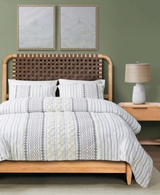 26" Wide Jameson Modern One Drawer Waterfall Nightstand