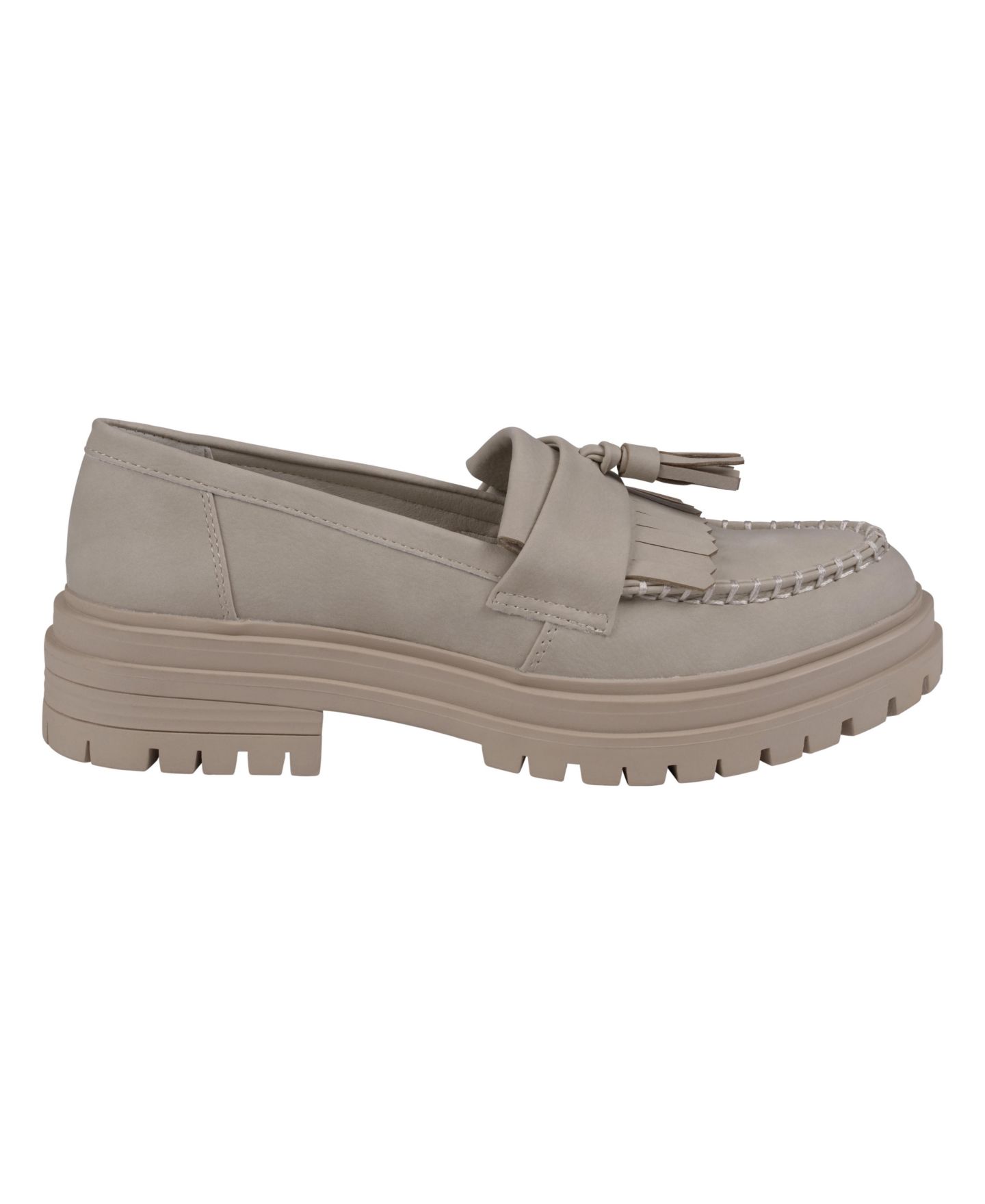 Женские туфли GC Shoes Tillie Tassel Lug Sole, цвет: Бежевый — фото 2
