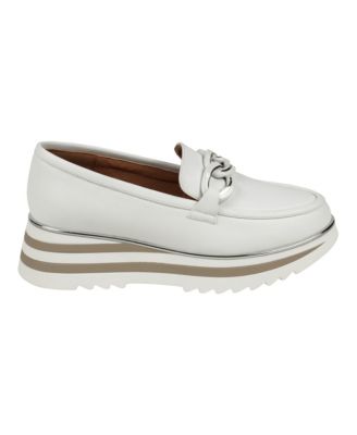 Women's Geneva Chain Slip On Platform Loafers