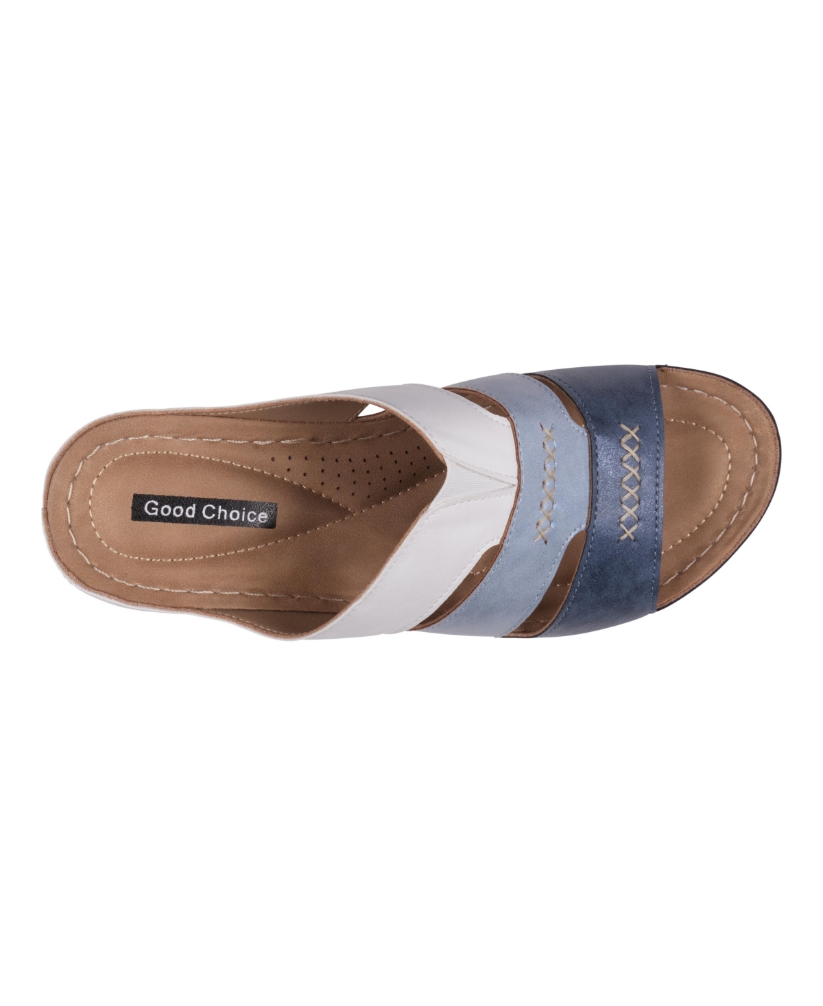 Gc Shoes Women's Delores Triple Band Wedge Sandals