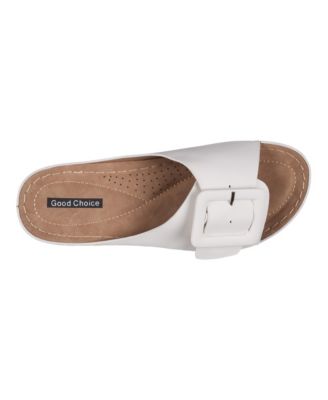 Women's Hamden Buckle Comfort Flat Sandals