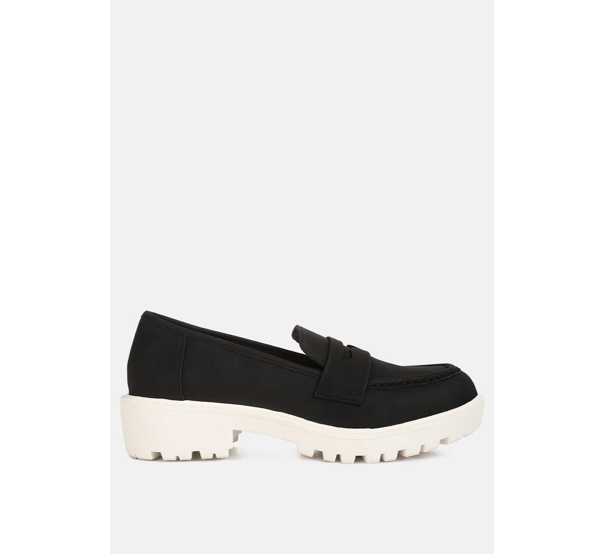 mosly semi casual lug loafer - Black