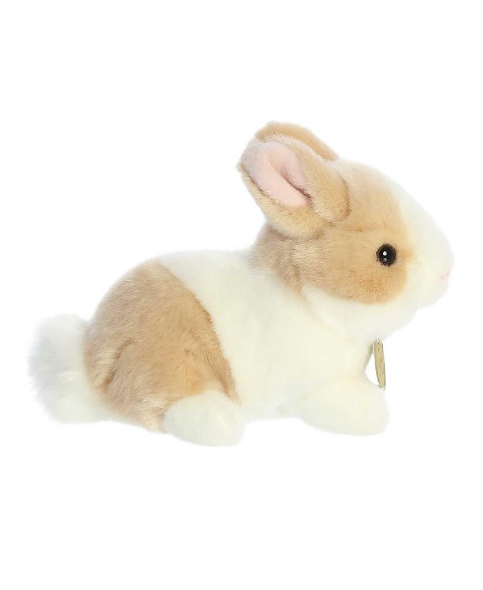 Aurora Small Baby Bunny Miyoni Tots Adorable Plush Toy Ginger and White ...