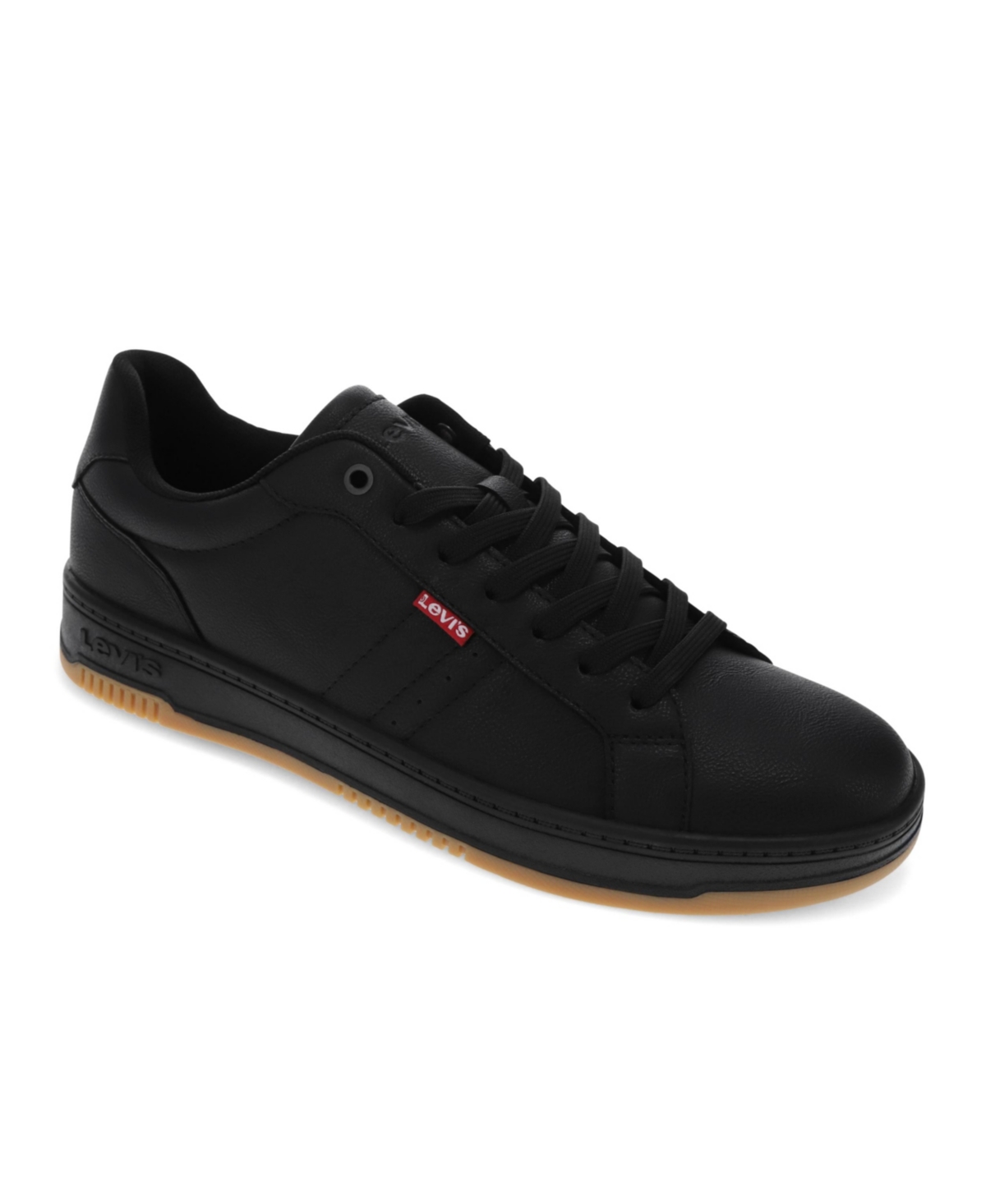 Levi's Men's Carson Fashion Athletic Lace Up Sneakers In Black,gum