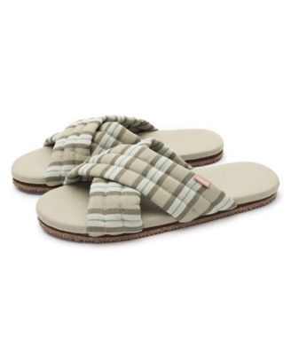 Women's Quilted Cross-Strap Slipper Capetown