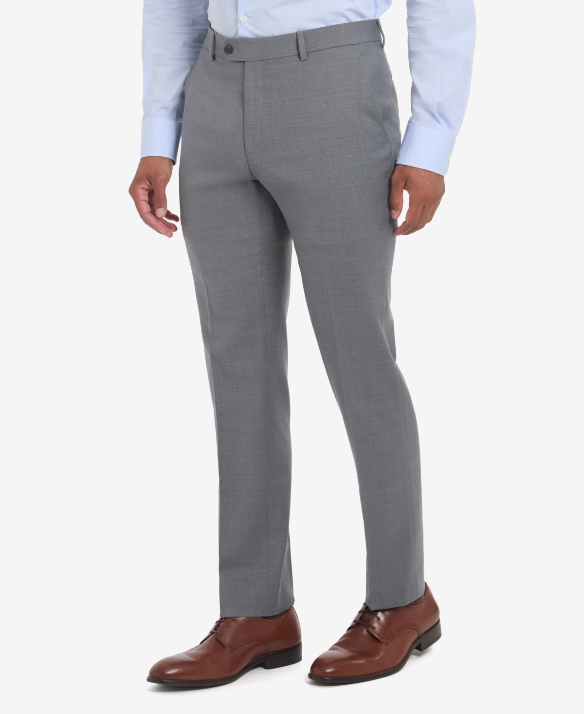 Tommy Hilfiger Men's SolidSuit Pants - Pearl Grey
