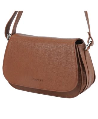Pebbled Isabella Leather Crossbody Handbag