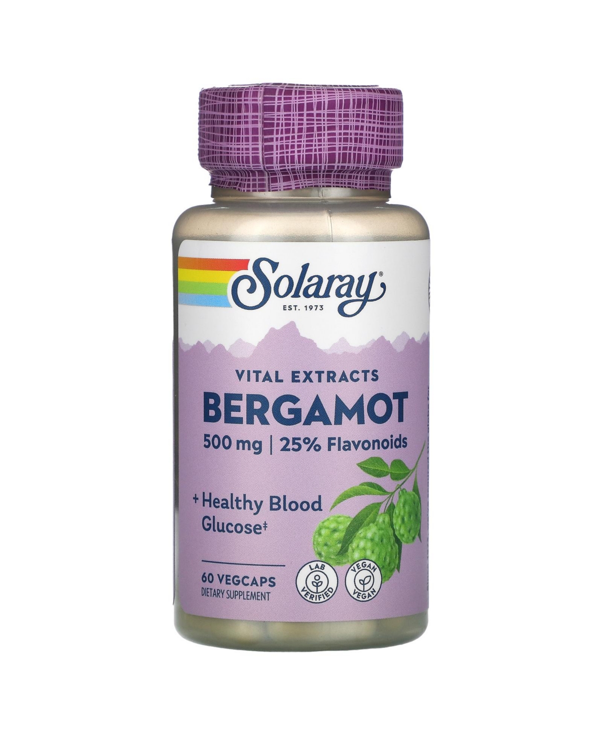 Vital Extracts Bergamot 500 mg - 60 Vegcaps - Assorted Pre-Pack
