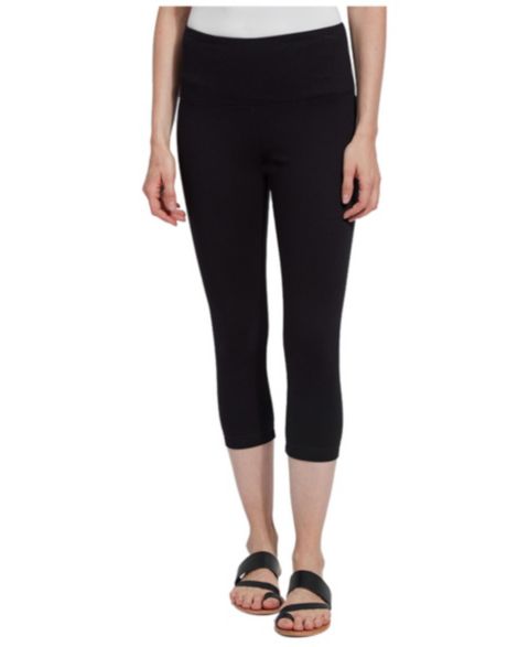 Женские брюки LYSSE Denim Capri, цвет: Чёрный