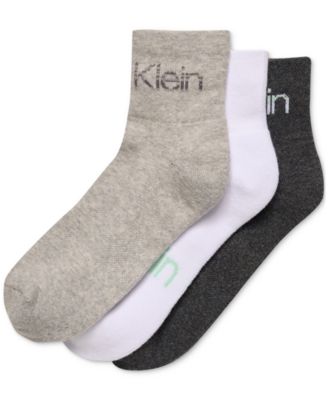 Calvin Klein - Women's 3-Pk. Cushion High Top Quarter Socks