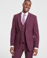 Bar Iii Men's Slim-Fit Wool Blend Suit Jacket, Created for Macy's - Red