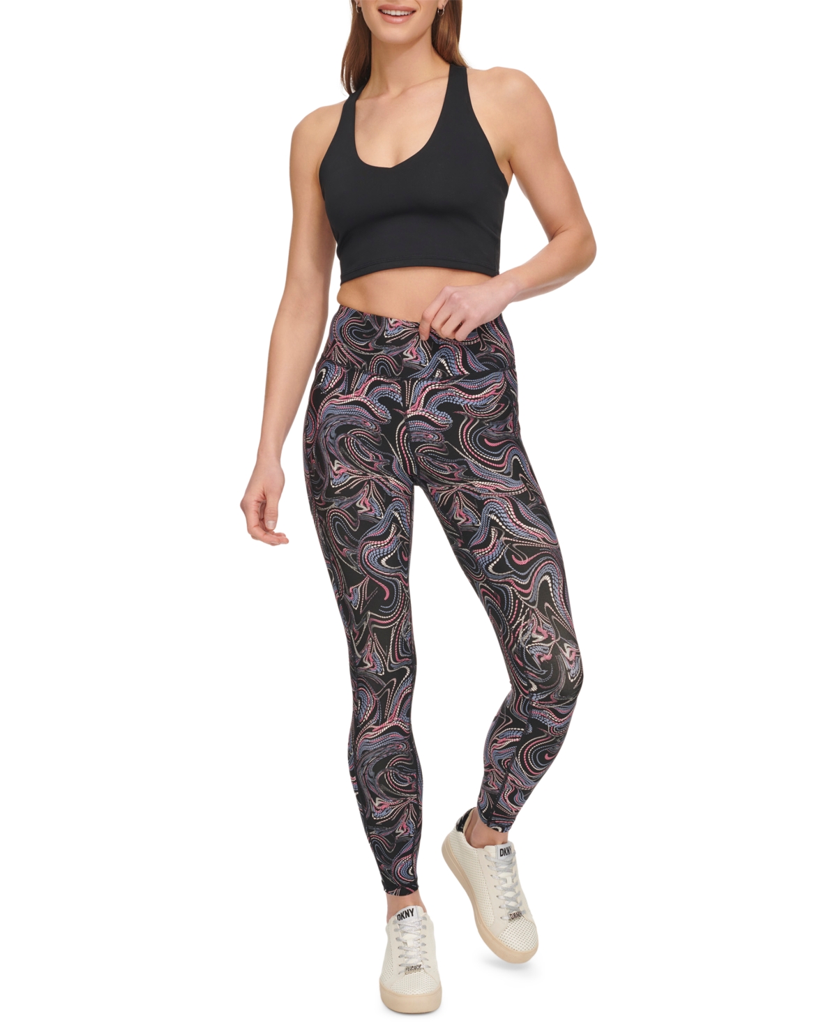 Dkny Sport Women's Mid-Rise 7/8-Length Leggings