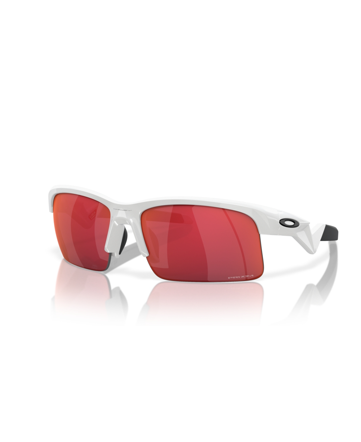 Kid's Sunglasses, Capacitor Youth Fit Oj9013 - Polished White, Red