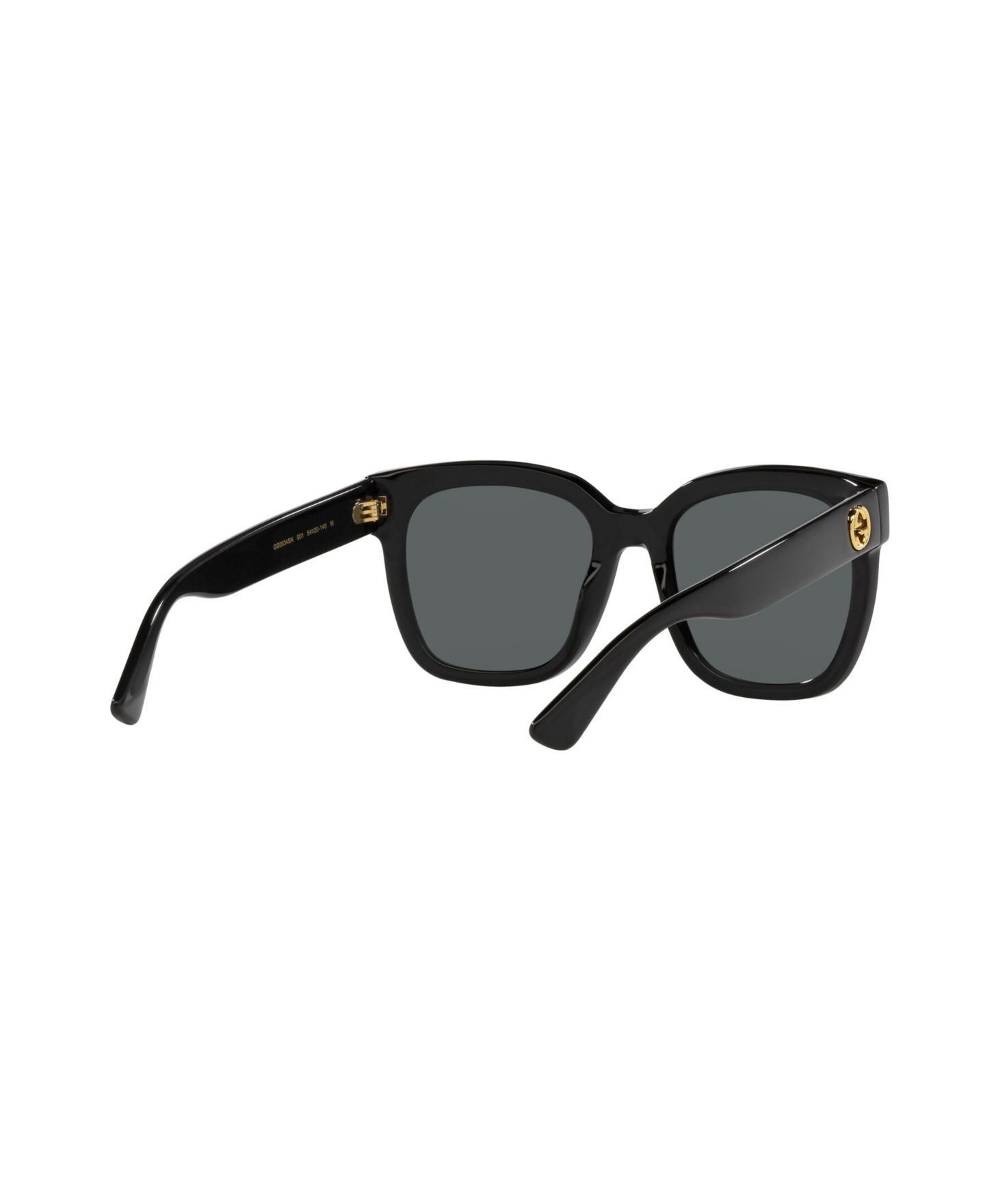 Женские солнцезащитные очки Gucci Sunglasses, GG0034SN, цвет: Чёрный — фото 9