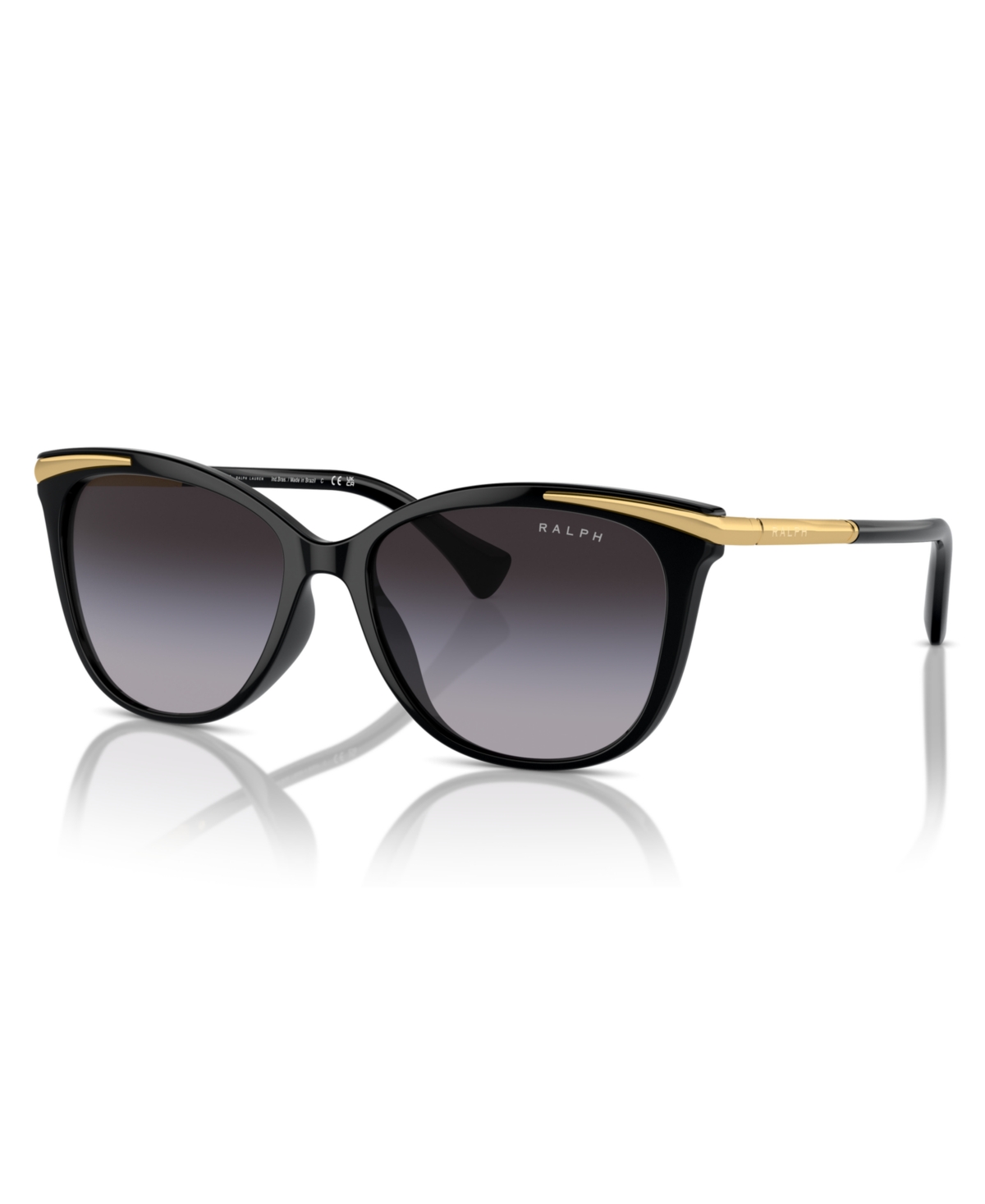 Shop Ralph Lauren Women's Sunglasses, Ra5309u In Shiny Black