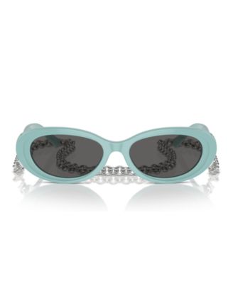 Women's Oval Sunglasses w/Chain, Tf4221