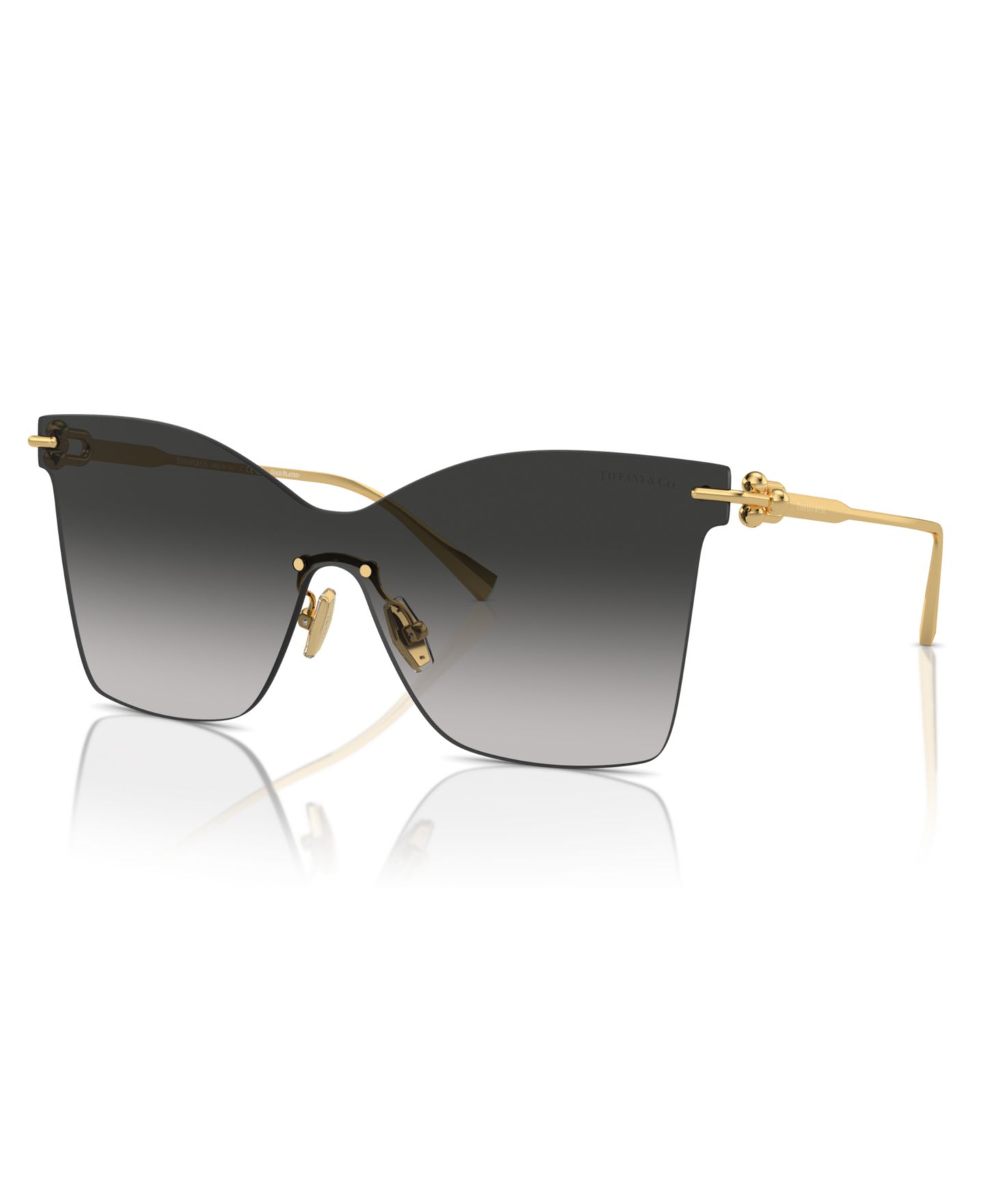 Женские солнцезащитные очки Tiffany & Co. Sunglasses, Tf3103K, цвет: Позолоченный — фото 1
