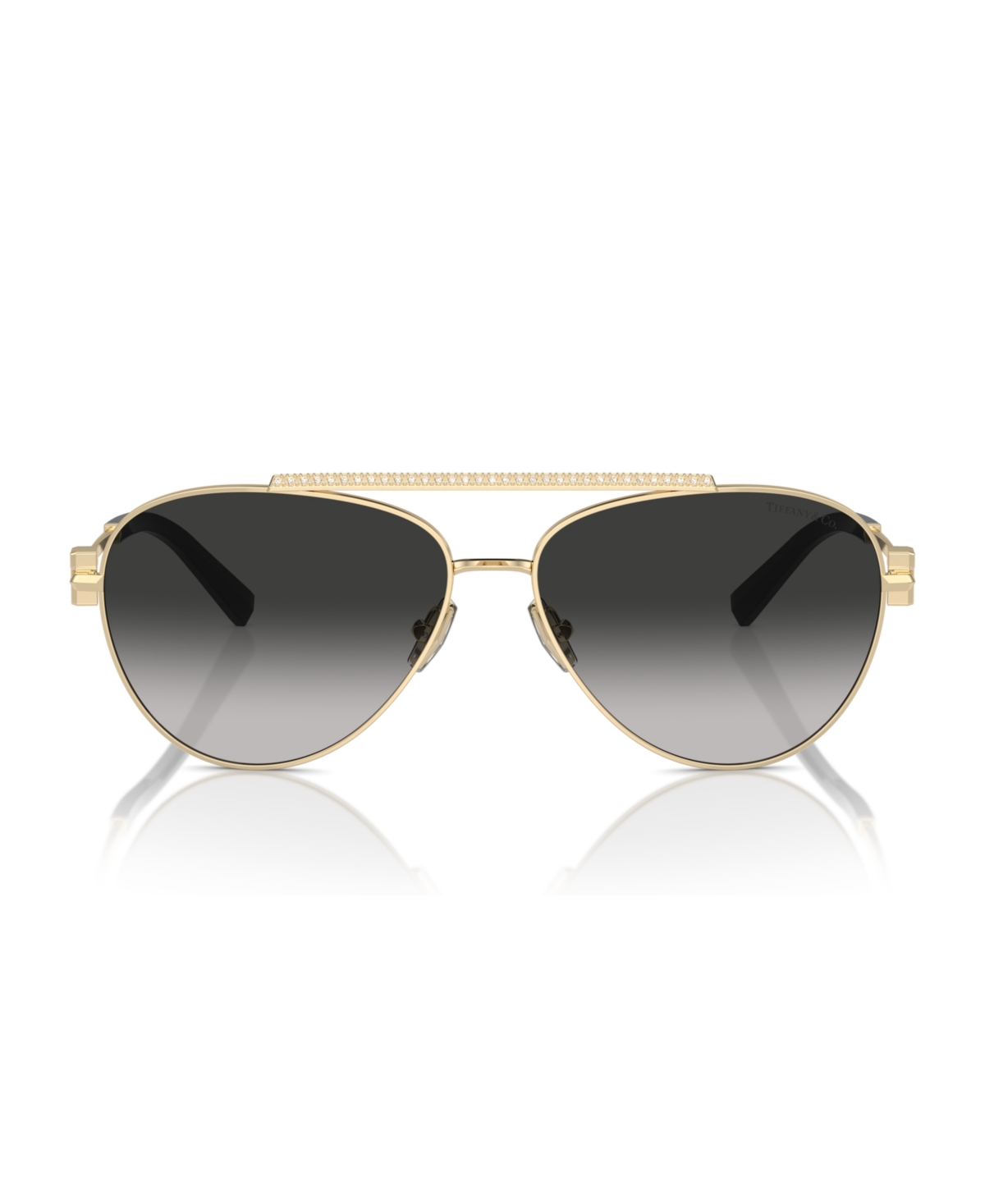 Tiffany & Co . Woman Sunglasses Tf3101b In Pale Gold