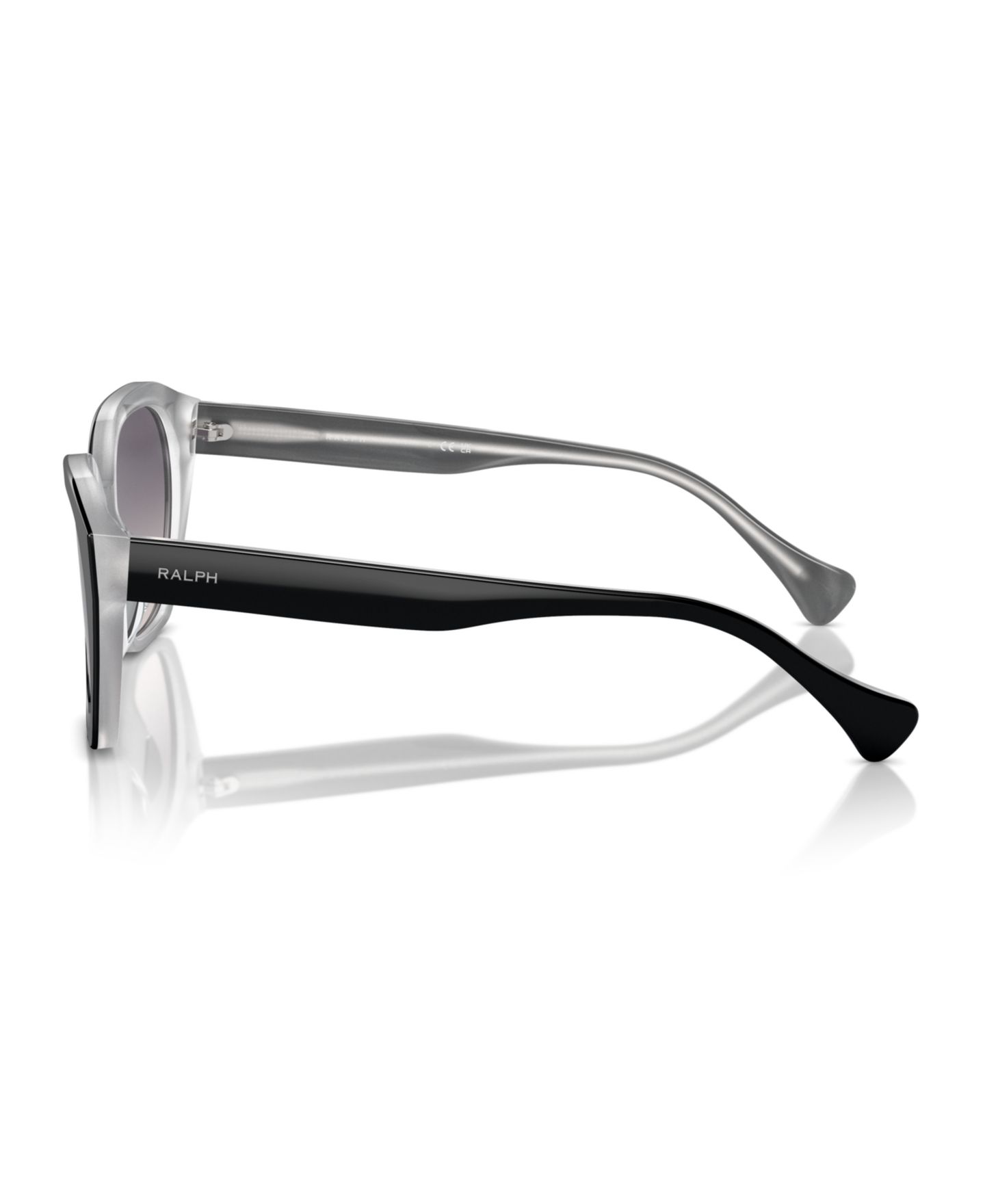 Женские солнцезащитные очки Ralph by Ralph Lauren Sunglasses, Ra5315U, цвет: Блестящий чёрный серый — фото 3