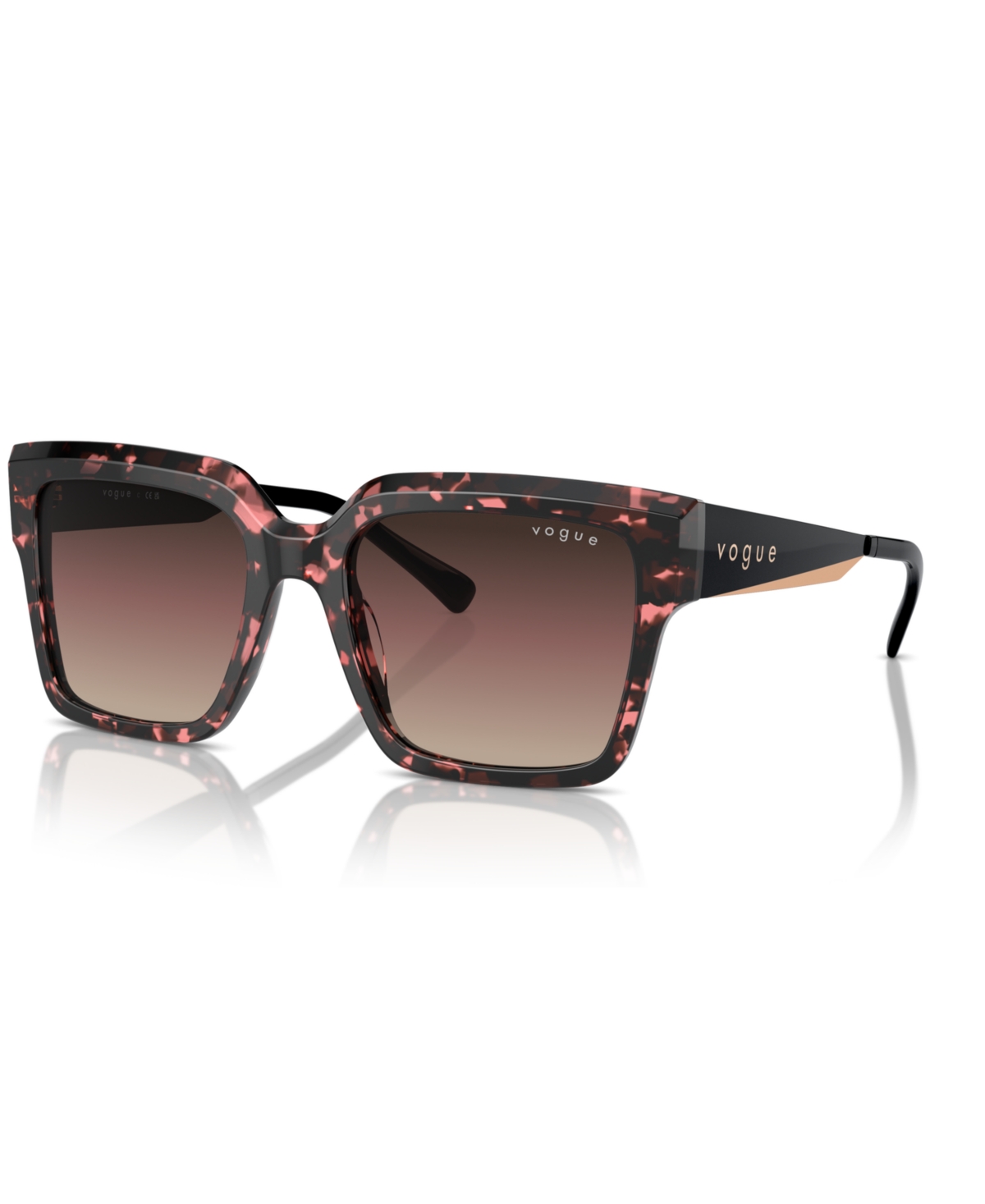 Shop Vogue Eyewear Women's Sunglasses, Vo5553s In Red Tortoise