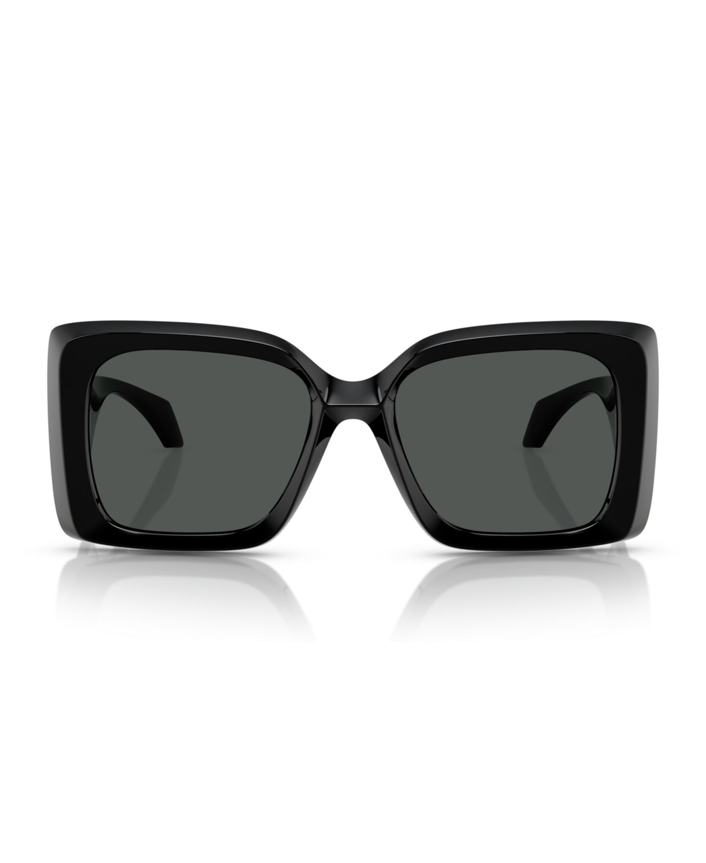 Женские солнцезащитные очки Versace Bold Square Sunglasses, Ve4467U, цвет: Чёрный — фото 5
