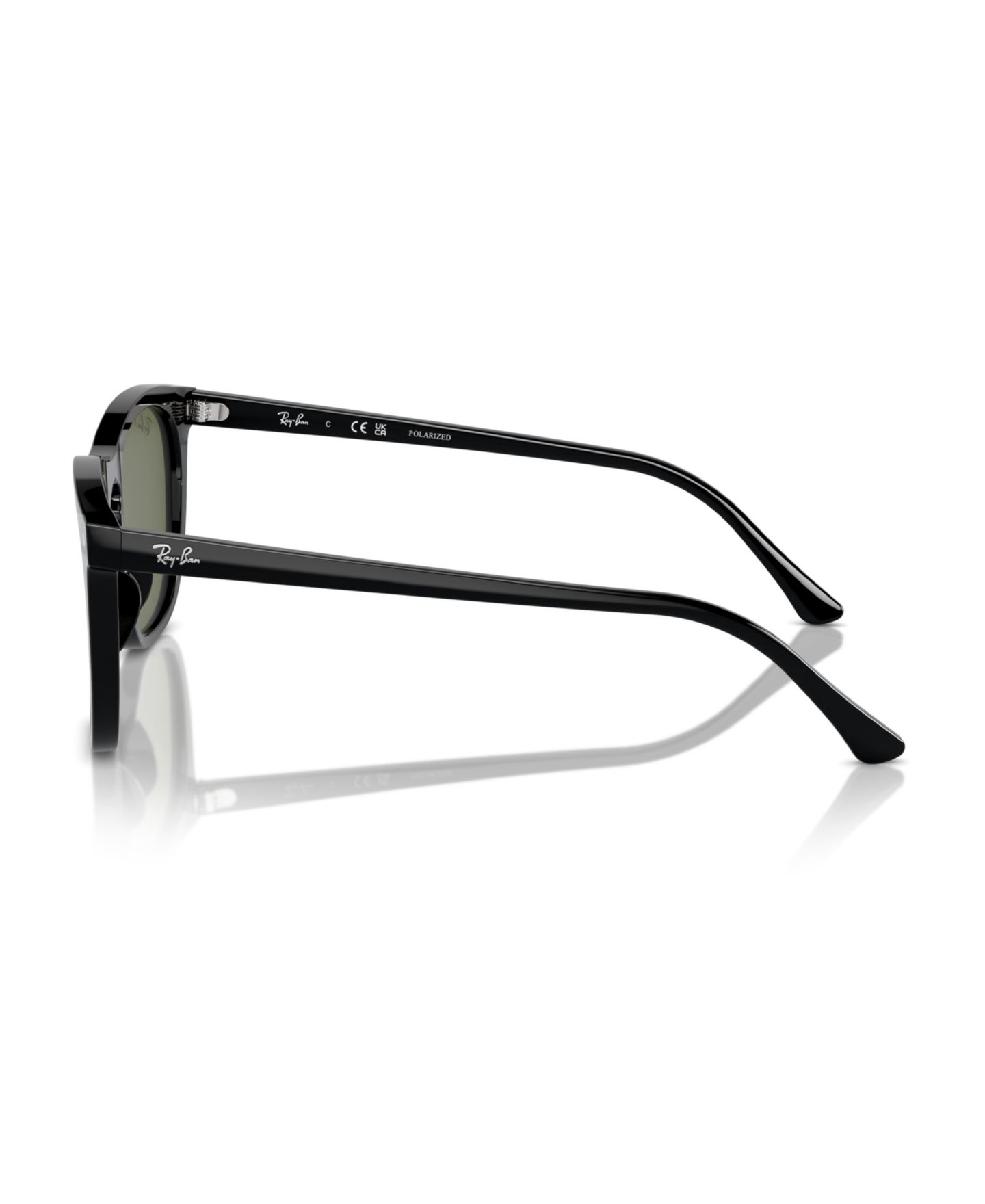 Солнцезащитные очки Ray-Ban Unisex Polarized Sunglasses, Rb2210, цвет: Чёрный — фото 5