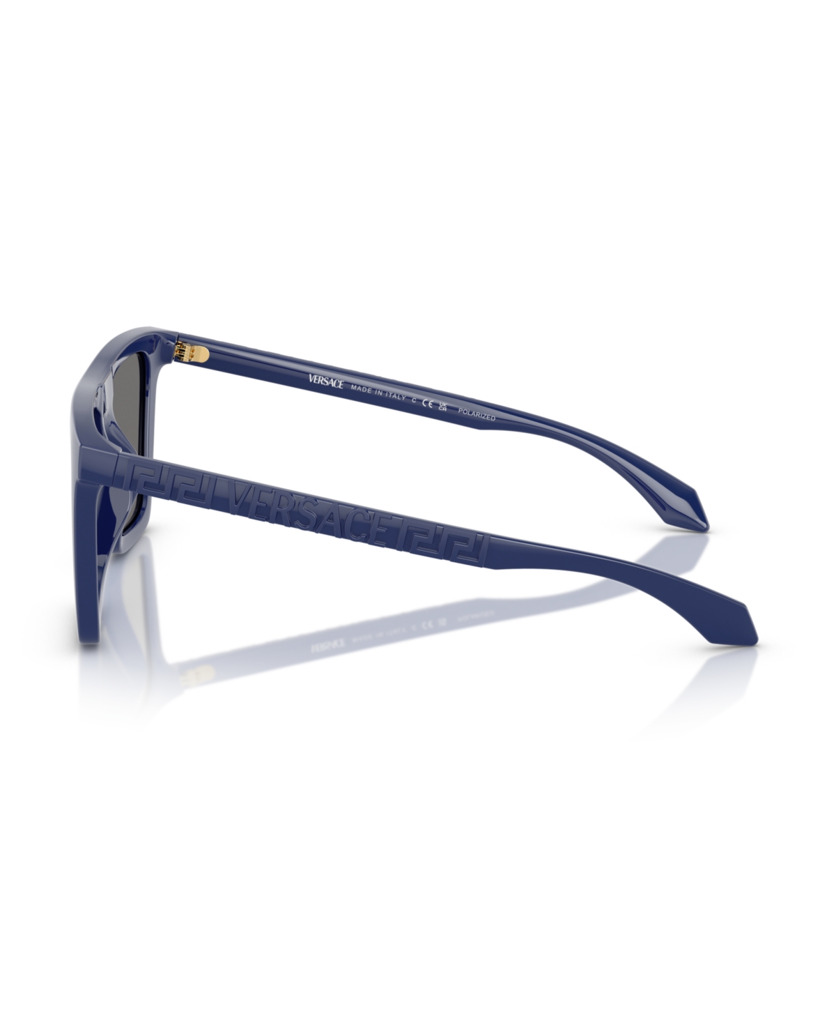 Shop Versace Men's Polarized Sunglasses, Ve4468u In Full Blue