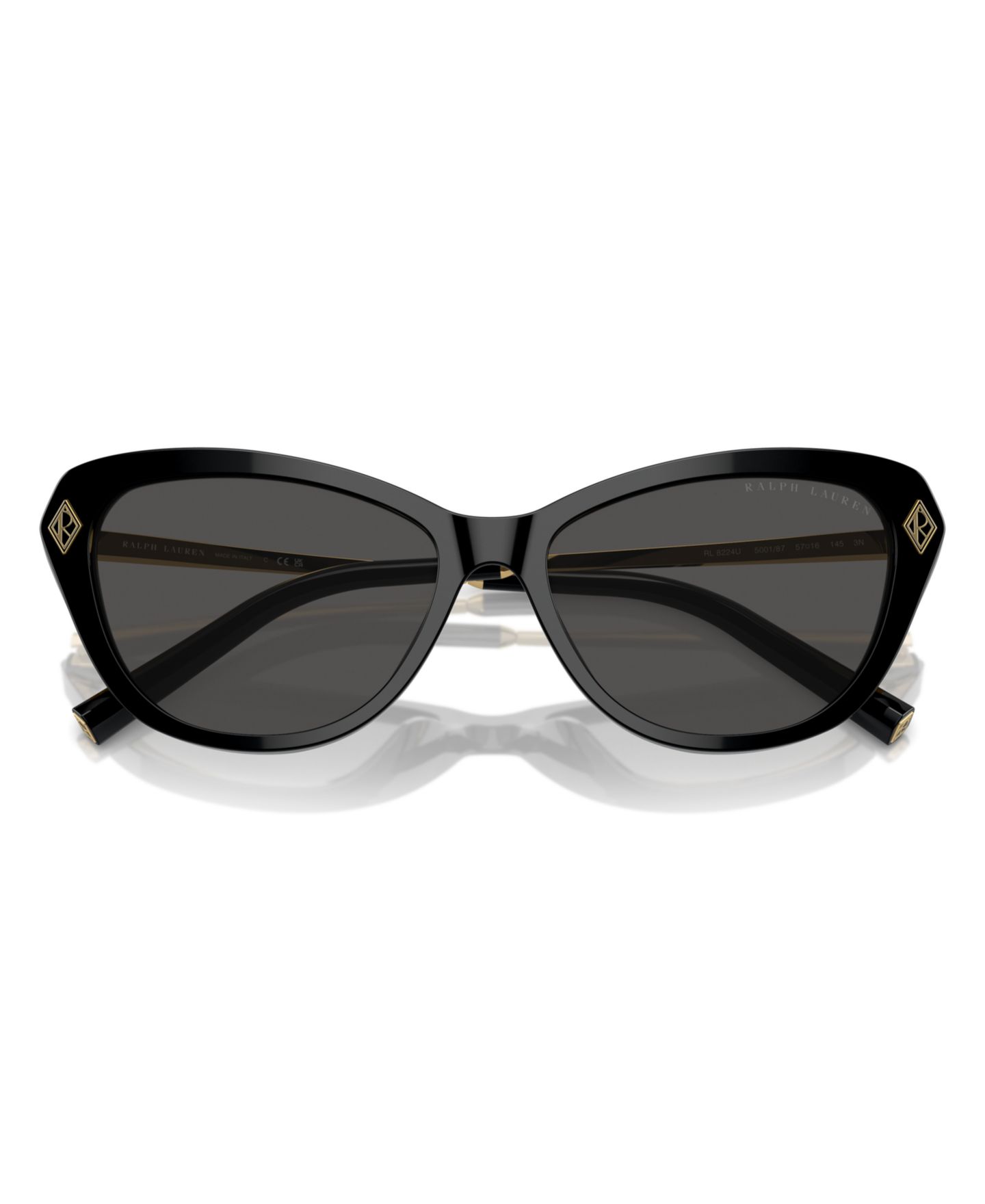 Женские солнцезащитные очки Ralph Lauren Sunglasses, The Ella Rl8224U, цвет: Чёрный — фото 5