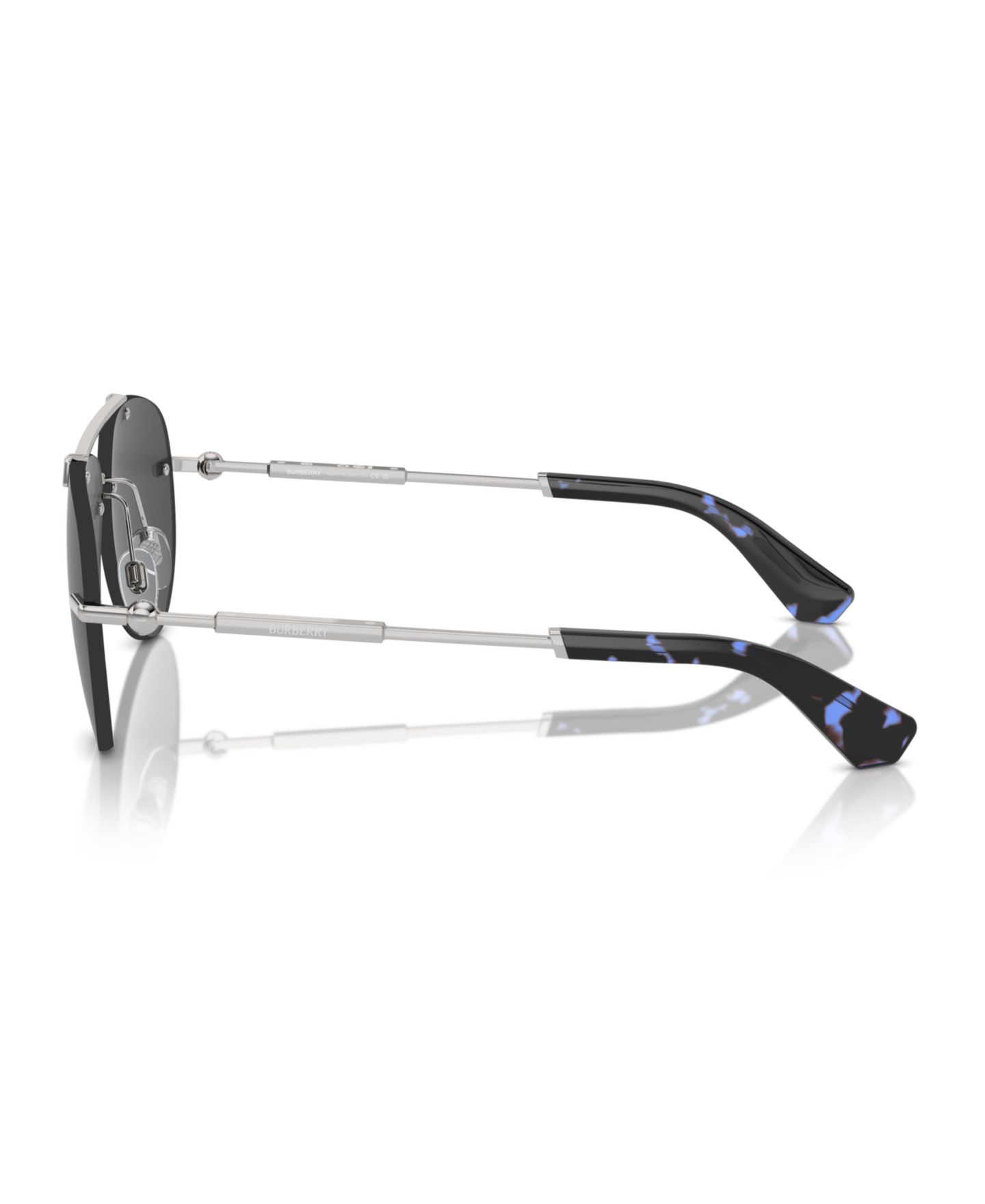 Женские солнцезащитные очки Burberry Sunglasses, Be3151, цвет: Серебряный — фото 4