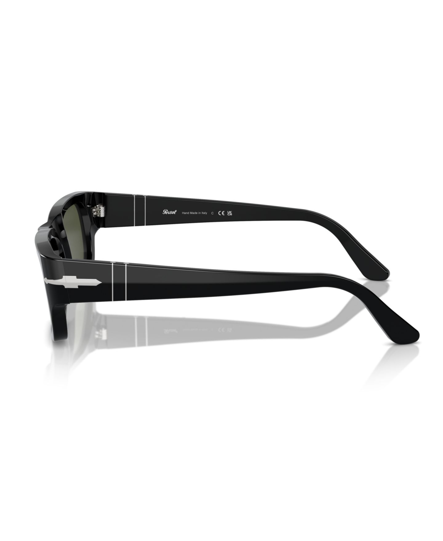Солнцезащитные очки Persol Unisex Sunglasses, Adrien Po3347S, цвет: Чёрный — фото 3