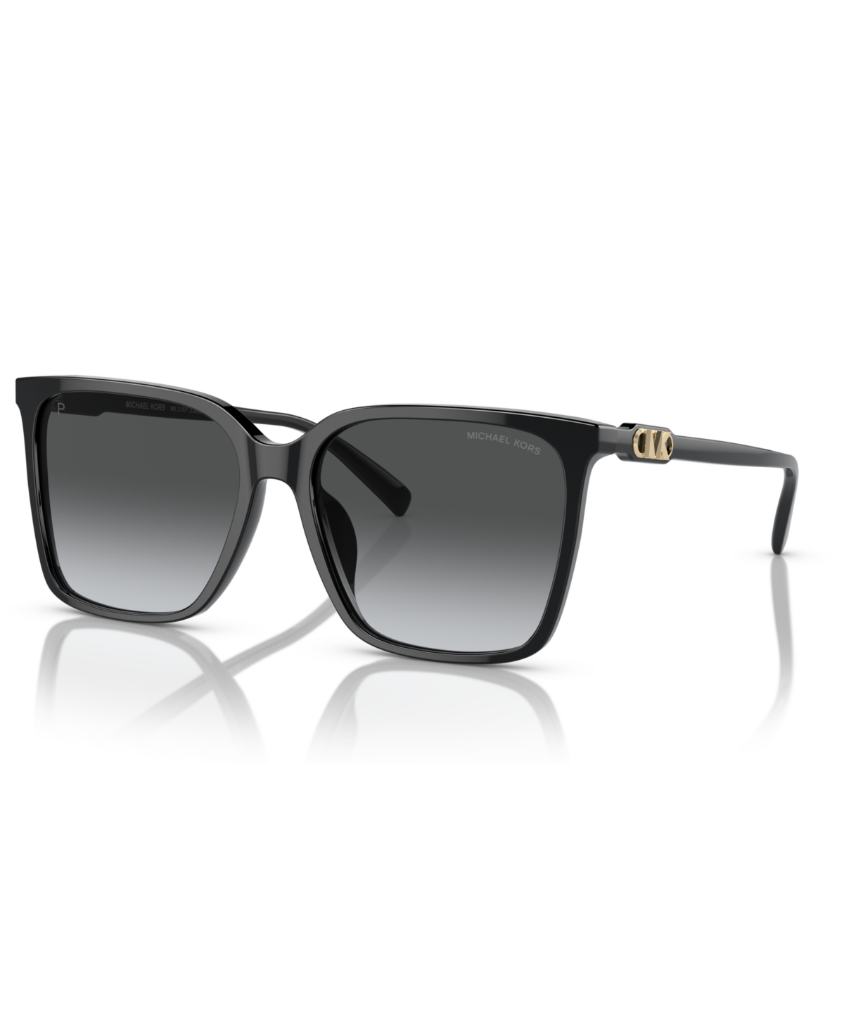 Shop Michael Kors Women's Polarized Sunglasses, Canberra Mk2197f In Black