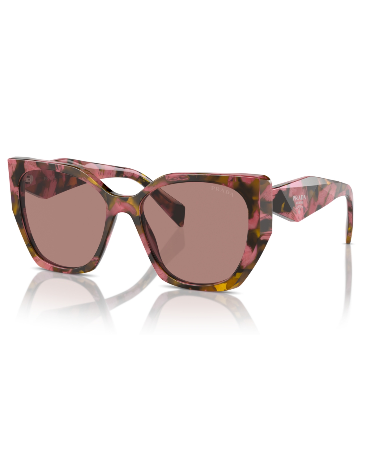 Shop Prada Women's Sunglasses, Pr 19zs In Tortoise Cognac Begonia
