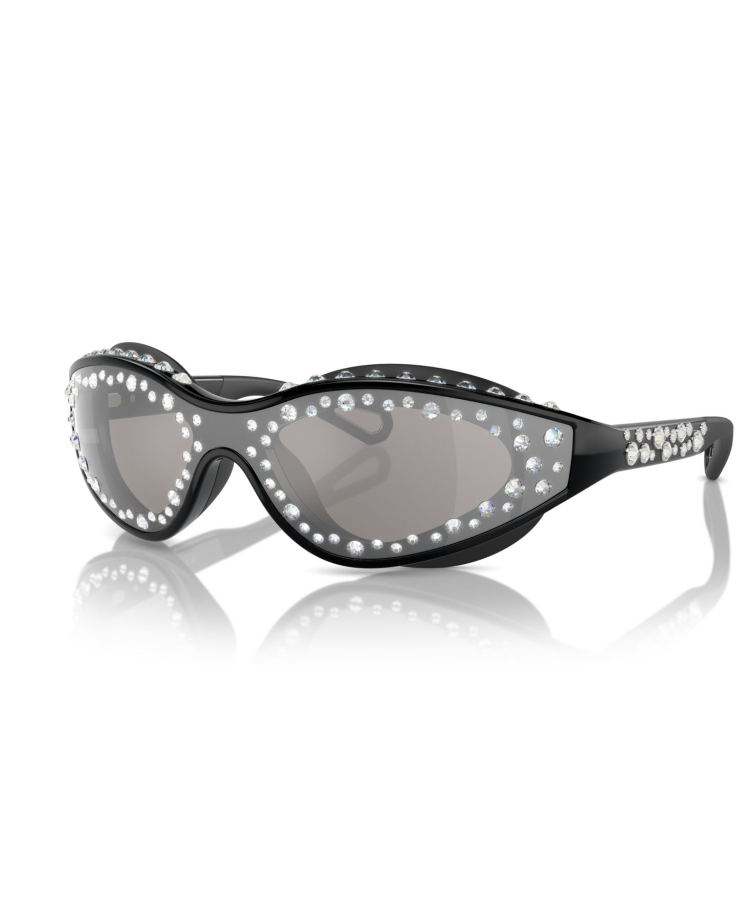 Женские солнцезащитные очки Swarovski Sunglasses, Sk6024, цвет: Чёрный — фото 1