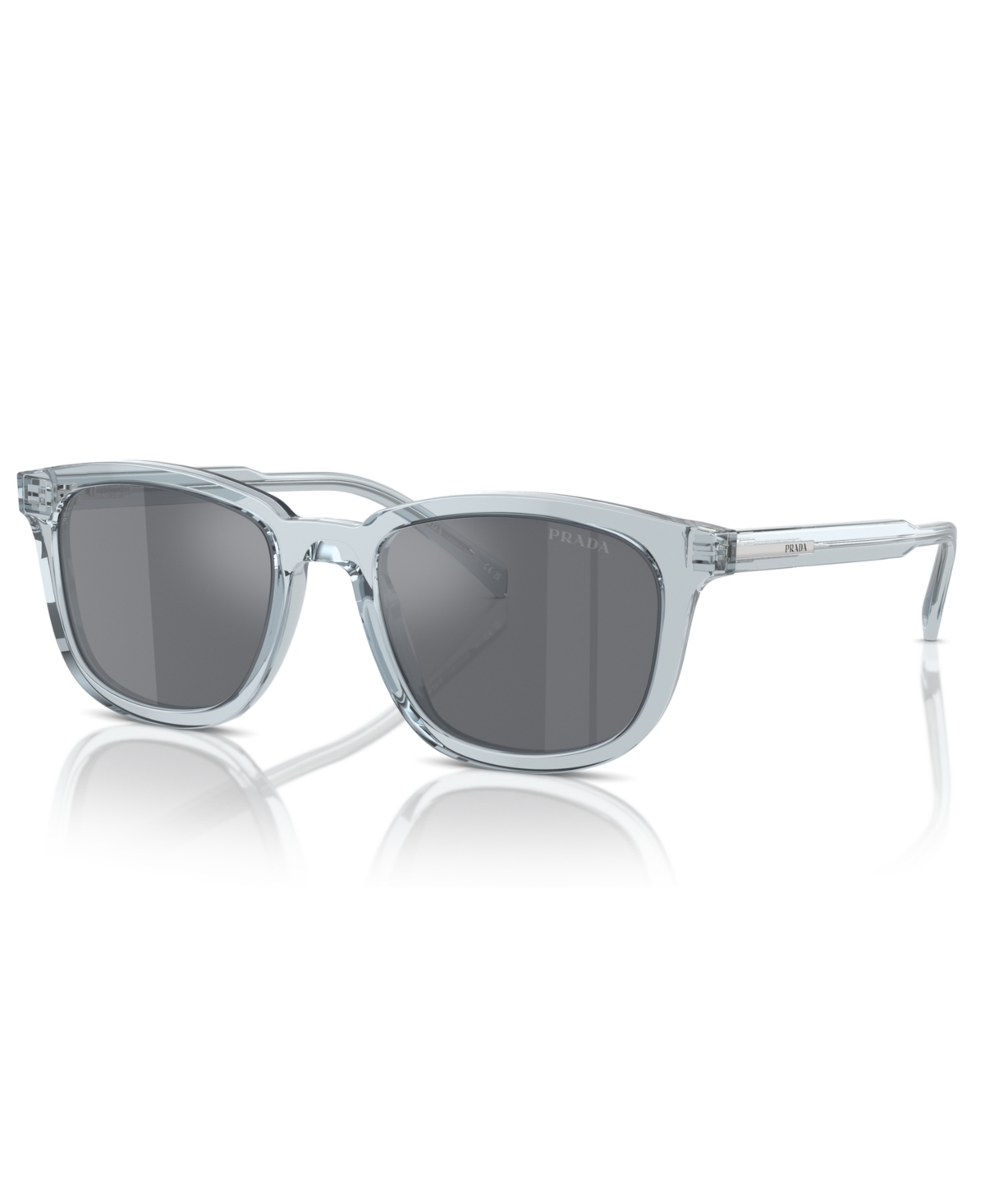 Shop Prada Men's Sunglasses, Pr A21s In Transparent Azure